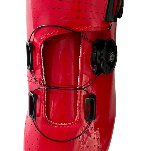 Cycling Bike Shoes Women Indoor Outdoor Cleat Compatible Red with Lock 43 46 NEW - Picture 15 of 16
